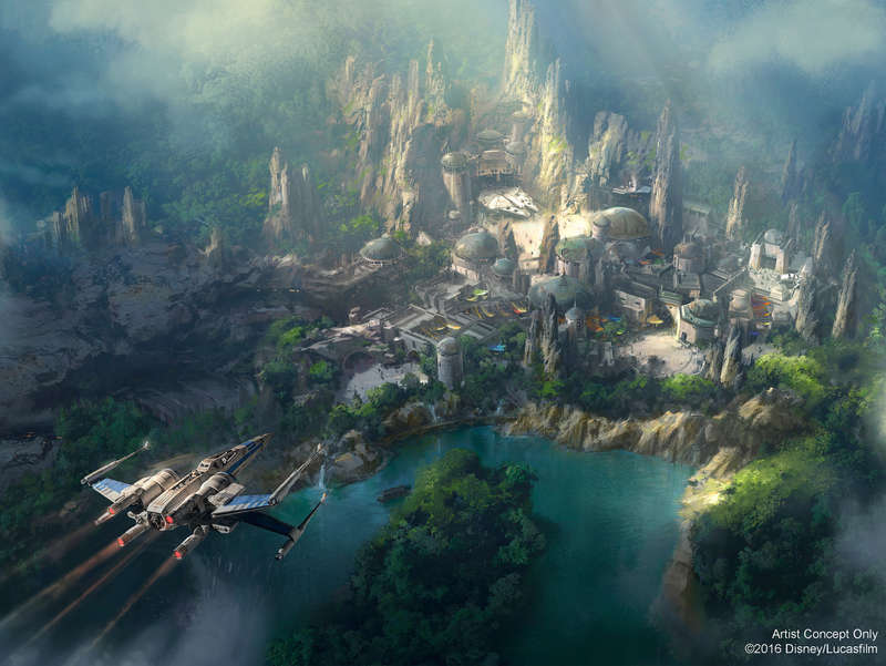 Illustration for article titled Here's a New Preview of What Disney's Star Wars Land Will Look Like